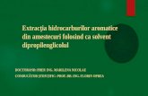 Extractia Hidrocarburilor Aromatice folosind ca solvent Dipropilenglicolul