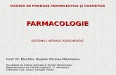 Farmacologie 7 (Sistemul Nervos Adrenergic)