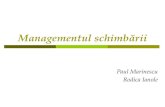 Managementul Schimbarii - 24.03.2008
