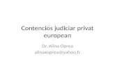 Contencios Judiciar Privat European