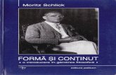 Moritz Schlick - Forma Si Continut [Introducere in Gandire Filosofica]