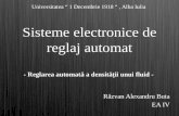 Sisteme Electronice de Reglaj Automat