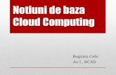 Notiuni de baza cloud computin