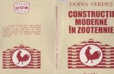 Construcții Moderne În Zootehnie-1996-Doina Verdeș