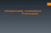 Materiale Metalice Feroase - Pedagogie Terminat