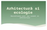 Arhitectură Si Ecologie