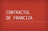 Contract franciza