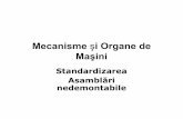 Mecanisme si organe de masini_Standardizarea ,Asamblari nedemontabile