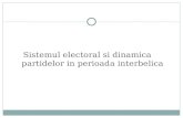 Studiu de Caz Istorie Sistemul Electoral Si Dinamica Partidelor Politice in Romania in Anii 1918 1938