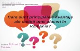 Avantajele crearii unei afaceri in Romania