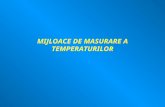 Masurarea temperaturii