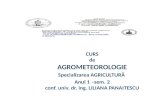 1. Curs 2 Agrometeorologie 2015