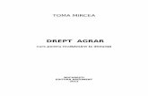 Drept Agrar, An 2 - Prof. Angelica Cobzaru, Toma Mircea