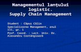Managementul Lanutului Logistic