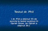 Testul Dr Phil