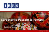 IRES_Sarbatorile Pascale La Romani_2015
