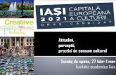 Studiul de consum cultural la Iași 2015