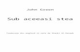 John Green Sub Aceeasi Stea Romana