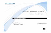 Tax EU 2014_Seminar Taxhouse-Taxand Romania_trenduri Fiscale 2013-2014_feb 2014