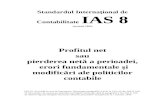 IAS Standardul International de Contabilitate IAS 8