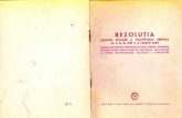 1949 Rezolutia CC PMR 3-5 Martie 1949