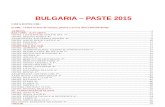 Bulgaria Paste 2015