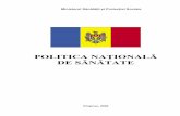 National Health Policy Republic Moldova Ro