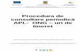 Procedura Consultare APL ONGT