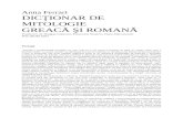 Dictionar de Mitologie Greaca Si Romana