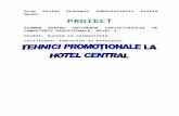 Tehnici Promotionale La Hotel Central