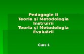 1. Teoria Si Metodologia Instruirii- Teoria Şi Metodologia Evaluării