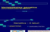 8 2014 - Curs 8 -Variabilitatea Genetica