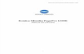 Manual de Utilizare Konica Minolta Page Pro 1350 E