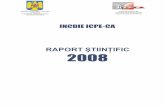 Raport stiintific 2008