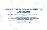 Tehnologia fabricarii produselor - Recapitulare