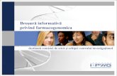 Romanian I-PWG Pharmacogenomics Informational Brochure