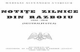 Alexandru Averescu - Notițe zilnice din răsboiu 1914 - 1916 - (Neutralitatea).pdf