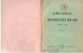 Anuarul Universitatii Din Iasi 1924-1925
