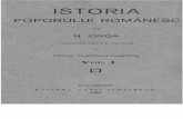 Nicolae Iorga - Istoria Poporului Romanesc. Volumul 1