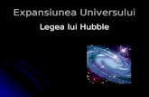 Expansiunea Universului Legea Lui Hubble
