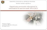 Organizarea Procesului Educational La Informatica 2014-2015