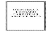 Arsenie Boca - Sinteza