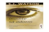 S.J. Watson - Inainte Sa Adorm