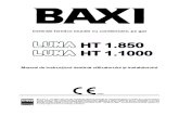Manual Instalare Centrala Termica BAXI Luna HT 85- 100 KW