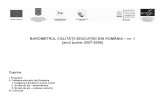 Barometrul Calitatii Educatiei Din Romania - Nr. 1