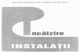 Manualul instalatorului INCALZIRE