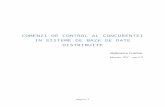 Stefanescu Cristina IISC(II) - Comenzi de Control Al Concurentei in Sisteme de Baze de Date Distribuite.v1