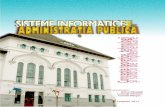 Sisteme Informatice Pentru Administratia Publica