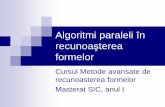 Algoritmi Paraleli În Recunoaşterea Formelor_v1a