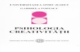 Gabriela Popescu Psiholgia Creativitatii